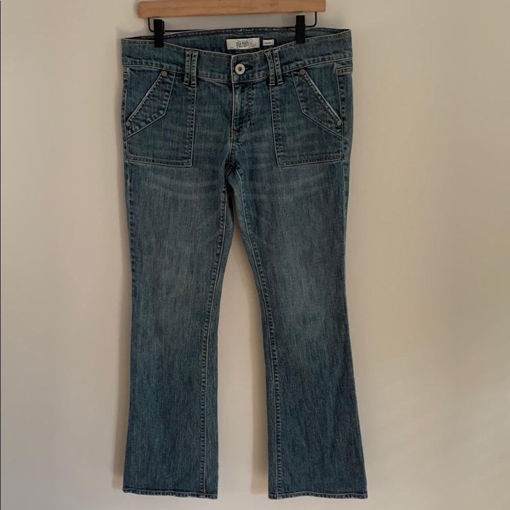 Old Navy Ultra Low Waist Boot Cut Jeans Y2K 2006